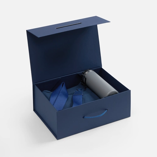 Коробка складная New Case Fold, темно-синяя Коробка складная New Case Fold, темно-синяя