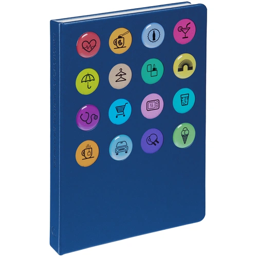 Ежедневник «История изобретений», недатированный, синий Ежедневник «История изобретений», недатированный, синий