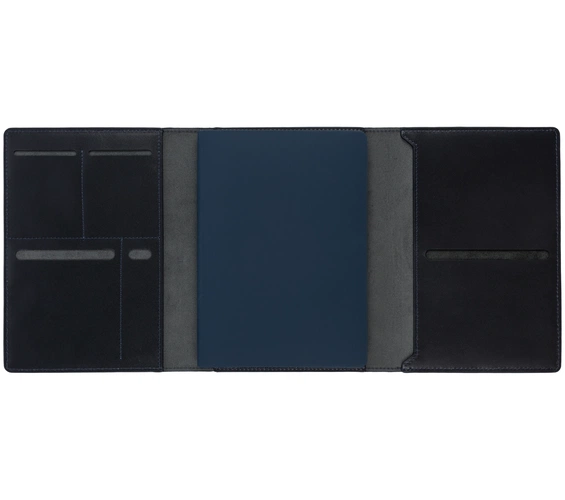 Ежедневник-портфолио Napoli, недатированный, синий Ежедневник-портфолио Napoli, недатированный, синий