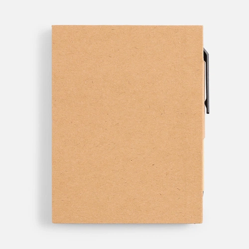 Мини-блокнот Eco Light с ручкой с черными элементами, ver.2 Мини-блокнот Eco Light с ручкой с черными элементами, ver.2