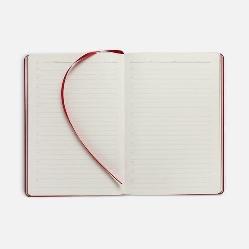 Ежедневник Shall, недатированный, красный Ежедневник Shall, недатированный, красный