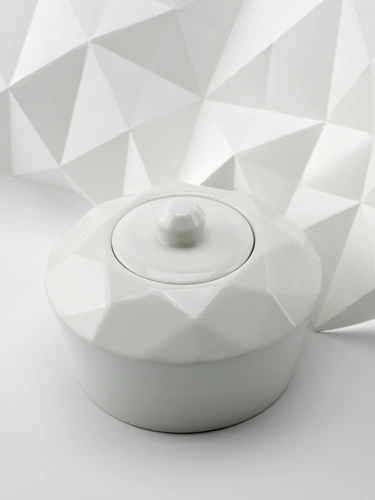 Сахарница Diamante Bianco, белая Сахарница Diamante Bianco, белая