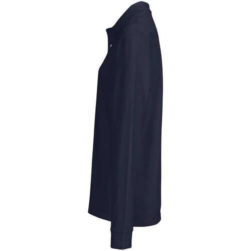 Рубашка поло унисекс с длинным рукавом Pacific LSL, кобальт (темно-синяя) Рубашка поло унисекс с длинным рукавом Pacific LSL, кобальт (темно-синяя)