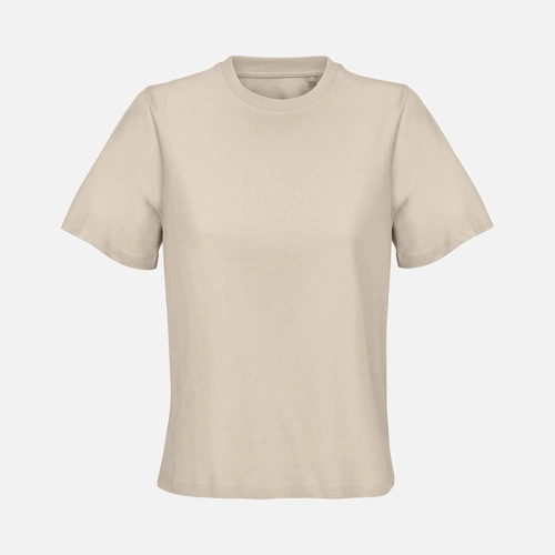 Футболка женская Legend Women, бежевая (льняная) Футболка женская Legend Women, бежевая (льняная)