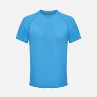 Футболка спортивная унисекс Vortex, ярко-бирюзовая