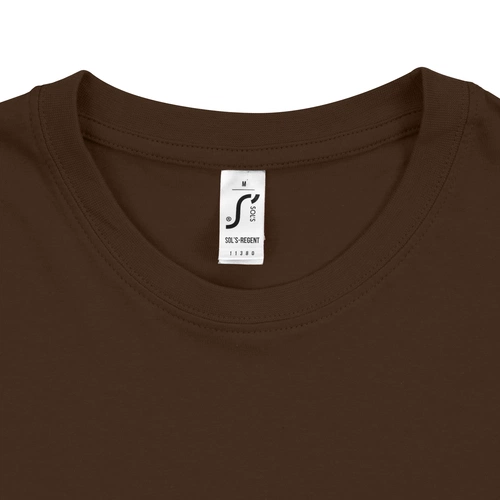 Футболка унисекс Regent 150, темно-коричневая (шоколад) Футболка унисекс Regent 150, темно-коричневая (шоколад)