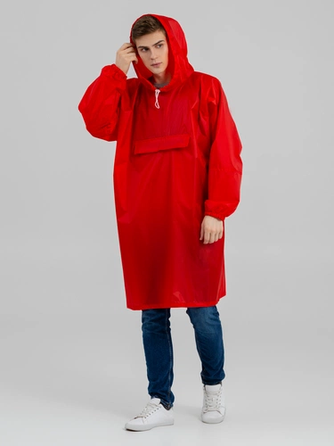 Дождевик-анорак Alatau, красный, единый размер Дождевик-анорак Alatau, красный, единый размер