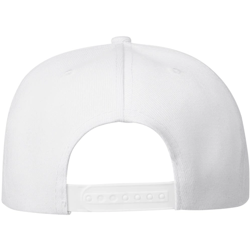 Бейсболка Snapback с прямым козырьком, белая Бейсболка Snapback с прямым козырьком, белая