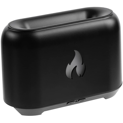 Увлажнитель-ароматизатор Fire Flick с имитацией пламени, черный Увлажнитель-ароматизатор Fire Flick с имитацией пламени, черный