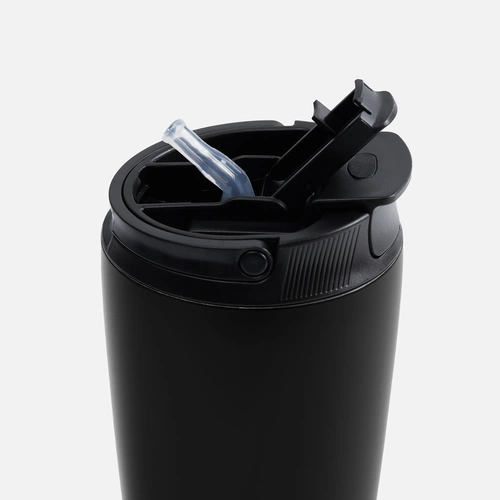 Термостакан с двумя поильниками Duetta, черный Термостакан с двумя поильниками Duetta, черный