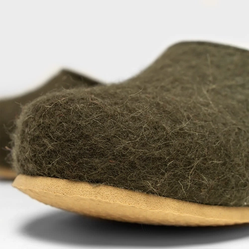 Домашние валенки Wild, зеленые (олива) Домашние валенки Wild, зеленые (олива)