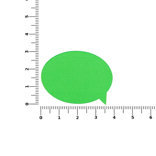 Наклейка тканевая Lunga Bubble, M, зеленый неон Наклейка тканевая Lunga Bubble, M, зеленый неон