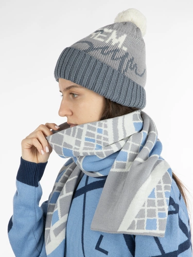 Шарф на заказ Tricksy Classic Net, L, полушерсть Шарф на заказ Tricksy Classic Net, L, полушерсть