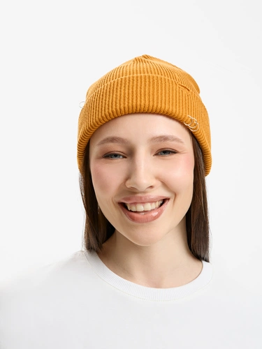 Шапка Ribelle, темно-желтая (горчичная) Шапка Ribelle, темно-желтая (горчичная)