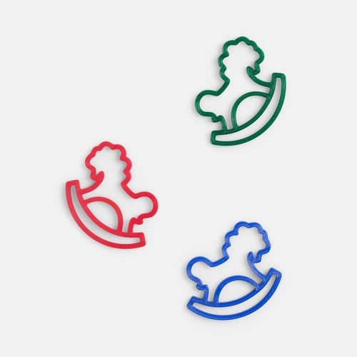 Подвеска «Лошадка-качалка», 3D-печать на заказ Подвеска «Лошадка-качалка», 3D-печать на заказ