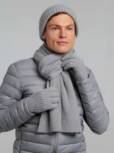 Перчатки Bernard, светло-серые Перчатки Bernard, светло-серые