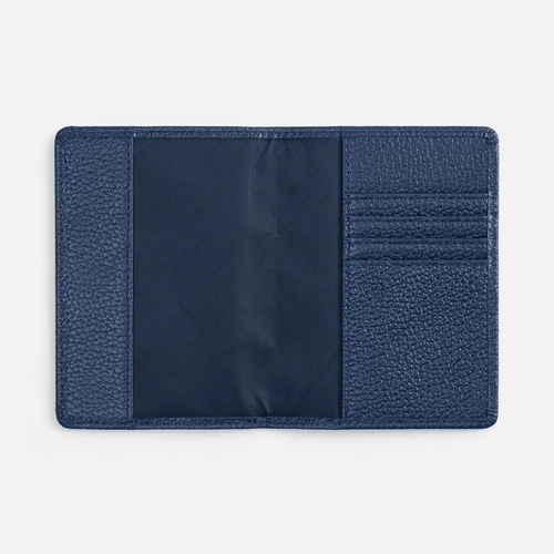 Обложка для паспорта Unison, синяя Обложка для паспорта Unison, синяя