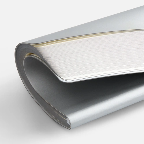 Блокнот Flex Shall ver.2, серебристый Блокнот Flex Shall ver.2, серебристый