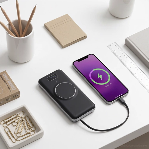 Внешний аккумулятор Omni Pro 10000 мАч, серый Внешний аккумулятор Omni Pro 10000 мАч, серый