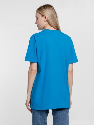 Футболка унисекс T-Bolka 160, бирюзовая Футболка унисекс T-Bolka 160, бирюзовая