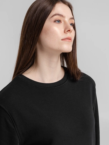 Свитшот унисекс BNC Inspire (Organic), черный Свитшот унисекс BNC Inspire (Organic), черный