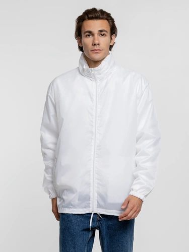 Ветровка унисекс Shift, белая Ветровка унисекс Shift, белая