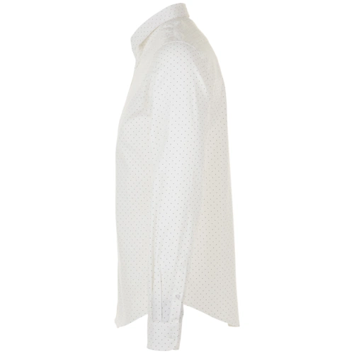 Рубашка мужская Becker Men, белая с темно-синим Рубашка мужская Becker Men, белая с темно-синим