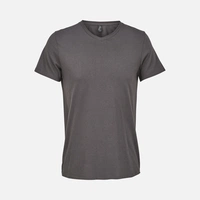 Футболка унисекс Regent с V-образным вырезом, темно-серая