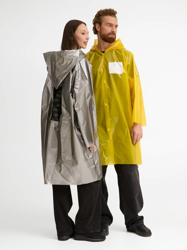 Дождевик-плащ BrightWay с печатью в один цвет на заказ Дождевик-плащ BrightWay с печатью в один цвет на заказ