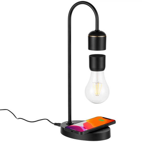 Левитирующая лампа с функцией беспроводной зарядки leviStation Левитирующая лампа с функцией беспроводной зарядки leviStation