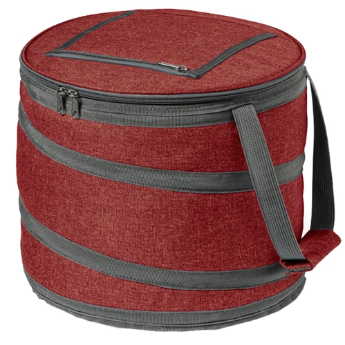 Складная термосумка Coast, бордовая Складная термосумка Coast, бордовая