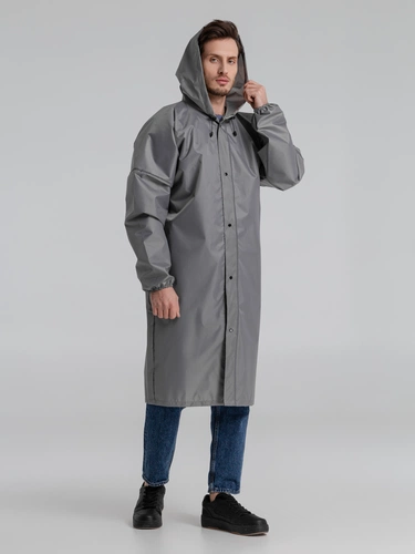 Дождевик со светоотражающими элементами Rainman Blink, серый Дождевик со светоотражающими элементами Rainman Blink, серый