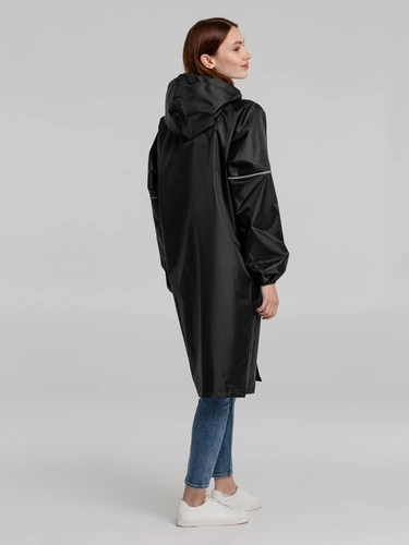 Дождевик со светоотражающими элементами Rainman Blink, черный Дождевик со светоотражающими элементами Rainman Blink, черный