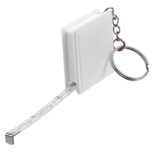 Брелок с рулеткой Square, ver.2, белый Брелок с рулеткой Square, ver.2, белый