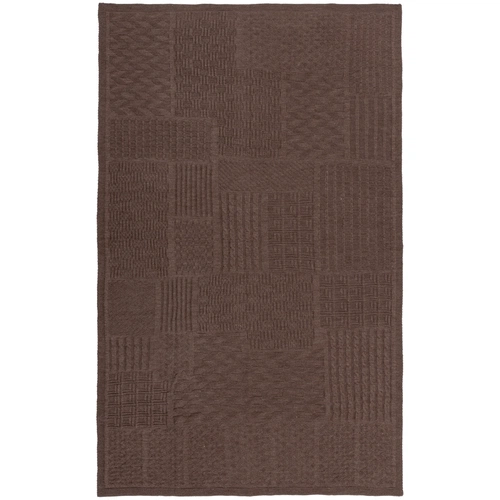 Плед Snippet, коричневый меланж Плед Snippet, коричневый меланж