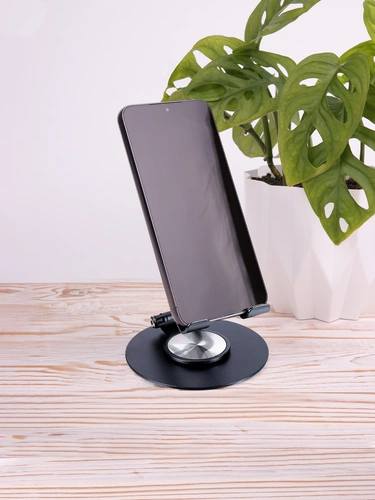 Подставка для смартфона Smartic, черный металлик Подставка для смартфона Smartic, черный металлик