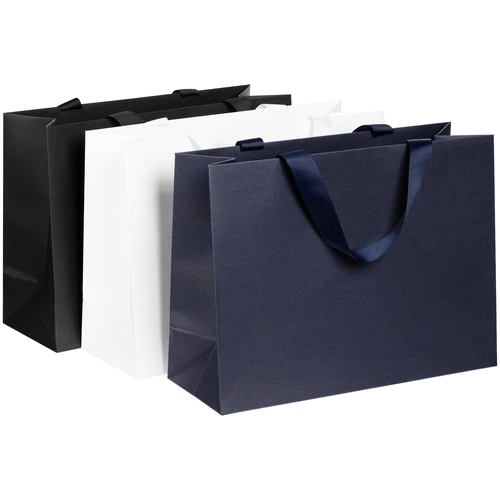 Пакет бумажный Manilla M, синий Пакет бумажный Manilla M, синий