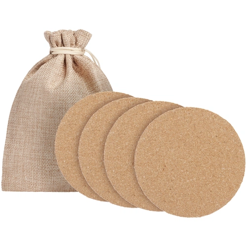 Набор из 4 костеров Suberic, круг Набор из 4 костеров Suberic, круг