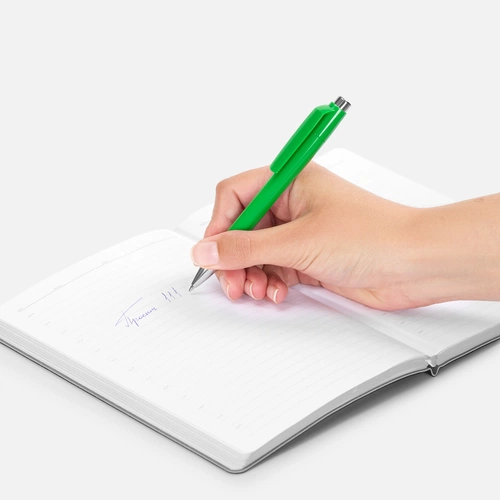 Ручка шариковая Klippa, зеленая Ручка шариковая Klippa, зеленая