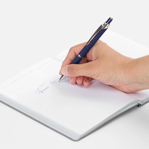 Ручка шариковая Chromos Soft Touch, синяя Ручка шариковая Chromos Soft Touch, синяя