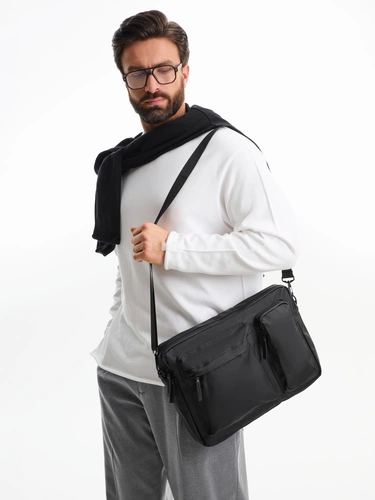 Сумка для ноутбука Traffic, черная Сумка для ноутбука Traffic, черная