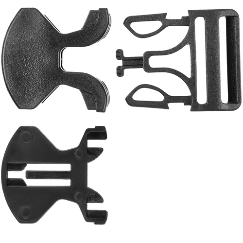 Застежка-пряжка односторонняя Triden, черный Застежка-пряжка односторонняя Triden, черный
