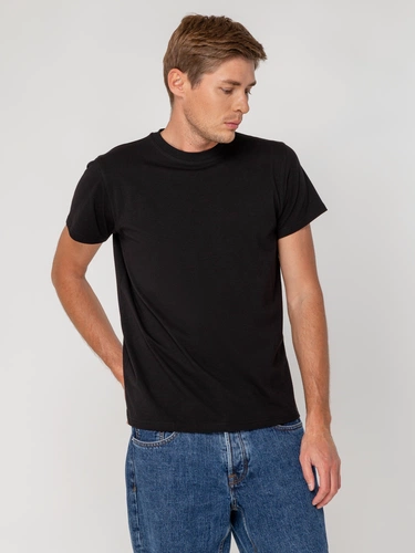 Футболка мужская T-bolka Stretch, черная Футболка мужская T-bolka Stretch, черная