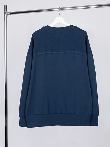 Свитшот оверсайз унисекс Vozduh, темно-синий Свитшот оверсайз унисекс Vozduh, темно-синий