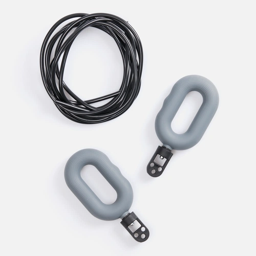 Мультифункциональная скакалка с эспандером Multi McFly, серая Мультифункциональная скакалка с эспандером Multi McFly, серая