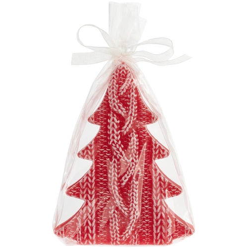 Свеча Kniteam, елка, красная Свеча Kniteam, елка, красная