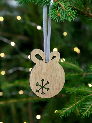 Деревянная подвеска Christmate, шар Деревянная подвеска Christmate, шар