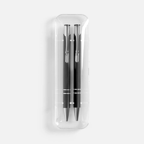 Набор из 2 ручек Keskus Soft Touch, черный Набор из 2 ручек Keskus Soft Touch, черный