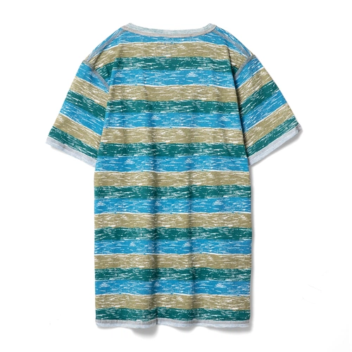 Футболка мужская Rayet двусторонняя, голубая с зеленым Футболка мужская Rayet двусторонняя, голубая с зеленым