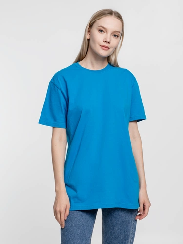Футболка унисекс T-Bolka 160, бирюзовая Футболка унисекс T-Bolka 160, бирюзовая